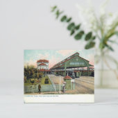 Alte Postkarte - Houston, Texas (Stehend Vorderseite)