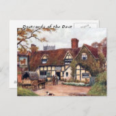 Alte Postkarte - Inkberrow, Worcestershire (Vorne/Hinten)