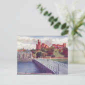 Alte Postkarte - Inverness-Schloss, Schottland (Stehend Vorderseite)