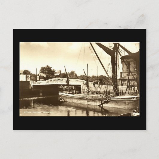 Alte Postkarte, Ipswich Postkarte (Vorderseite)