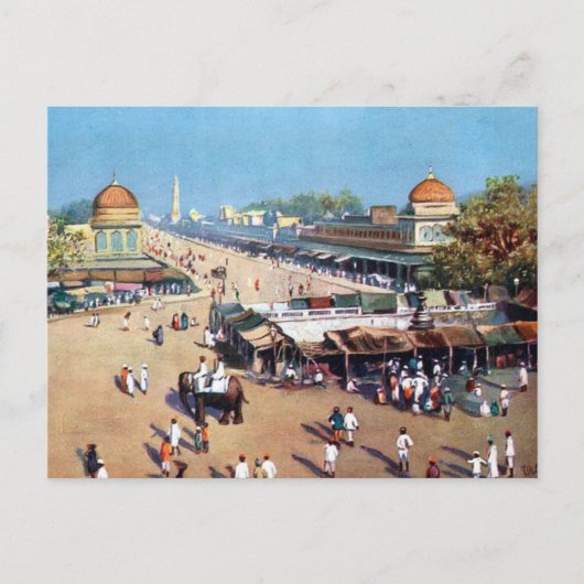 Alte Postkarte - Jeypore, Indien (Vorderseite)