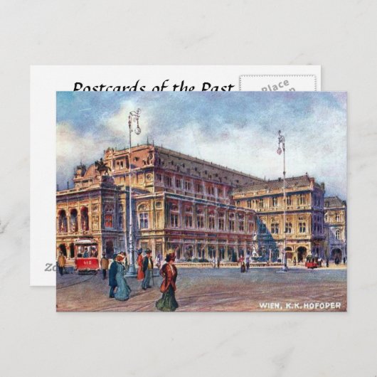 Alte Postkarte - K Hofoper, Wien (Vorne/Hinten)