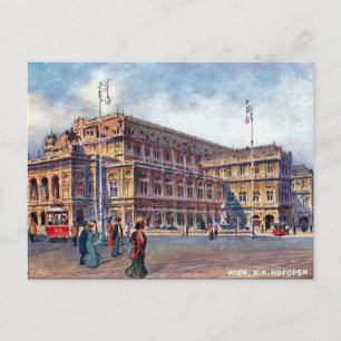 Alte Postkarte - K Hofoper, Wien
