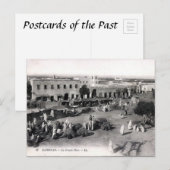 Alte Postkarte - Kairouan, Tunesien (Vorne/Hinten)