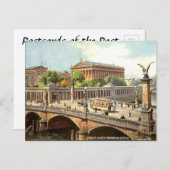 Alte Postkarte - Kaiser-Friedrich-Brucke, Berlin (Vorne/Hinten)
