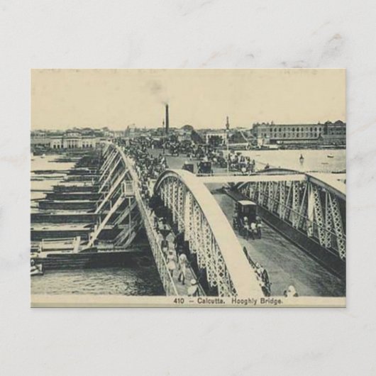 Alte Postkarte - Kalkutta, Indien (Vorderseite)