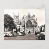 Alte Postkarte - Kathedrale Exeter (Vorderseite)