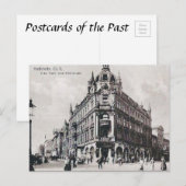 Alte Postkarte - Katowice, Polen (Vorne/Hinten)