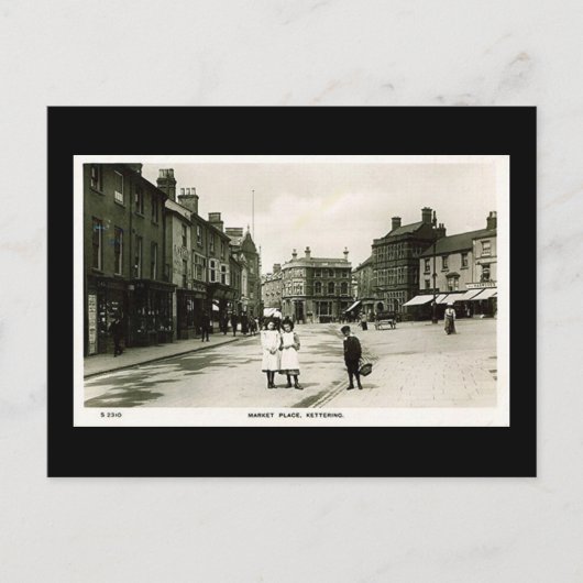 Alte Postkarte, Kettering Postkarte (Vorderseite)