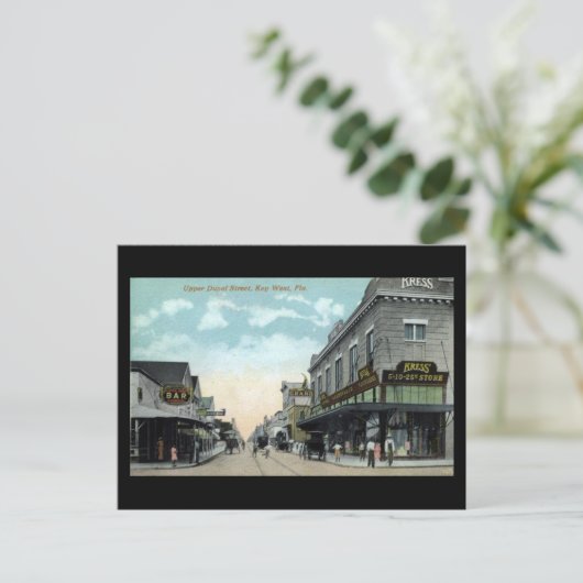 Alte Postkarte - Key West, Florida (Stehend Vorderseite)