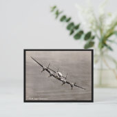 Alte Postkarte - KLM Super Constellation (Stehend Vorderseite)