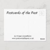 Alte Postkarte - KLM Super Constellation (Rückseite)