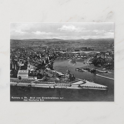 Alte Postkarte - Koblenz, Deutschland (Vorderseite)