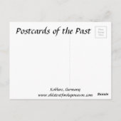 Alte Postkarte - Koblenz, Deutschland (Rückseite)