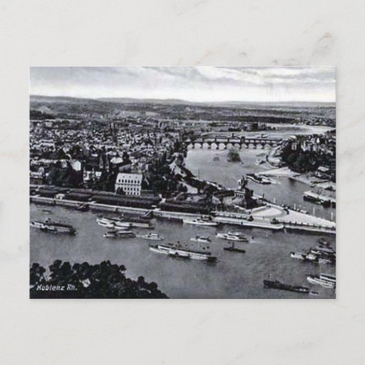 Alte Postkarte - Koblenz, Deutschland (Vorderseite)