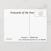 Alte Postkarte - Komponisten - Tschaikowski (Rückseite)