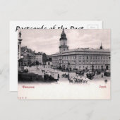 Alte Postkarte - Königliche Burg, Warschau, Polen (Vorne/Hinten)