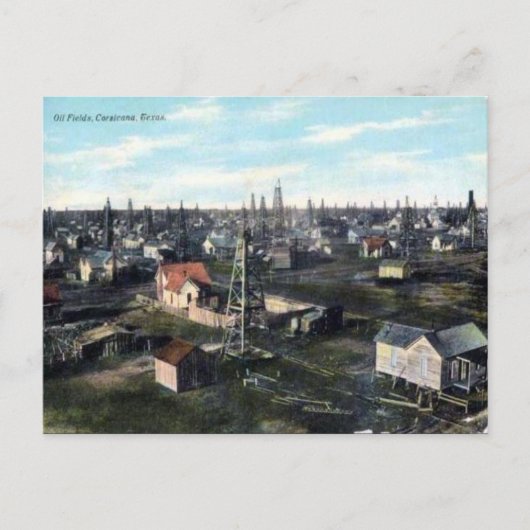 Alte Postkarte - Korsika, Texas (Vorderseite)