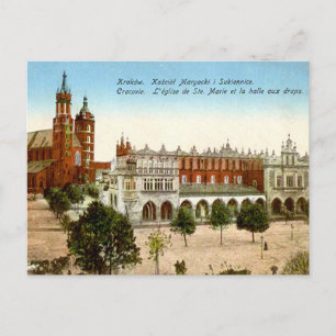 Alte Postkarte - Krakau, Polen