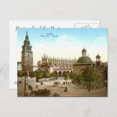 Alte Postkarte - Krakau, Polen (Vorne/Hinten)