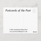 Alte Postkarte - Kurzes Sunderland Flying Boat (Rückseite)