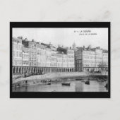 Alte Postkarte - La Coruña, Spanien (Vorderseite)