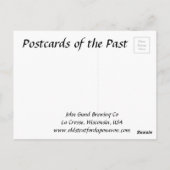 Alte Postkarte - La Crosse, Wisconsin (Rückseite)