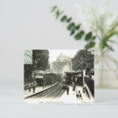 Alte Postkarte - La Gare de Passy, Paris (Stehend Vorderseite)