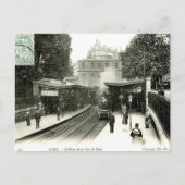 Alte Postkarte - La Gare de Passy, Paris (Vorderseite)
