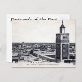 Alte Postkarte - La Grande Mosquée, Tunis (Vorne/Hinten)