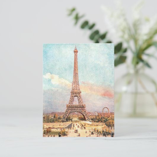 Alte Postkarte - La Tour Eiffel, Paris (Stehend Vorderseite)