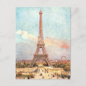 Alte Postkarte - La Tour Eiffel, Paris (Vorderseite)