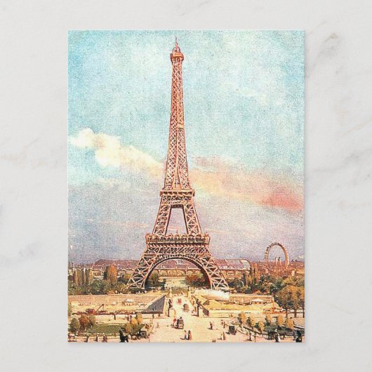 Alte Postkarte - La Tour Eiffel, Paris (Vorderseite)