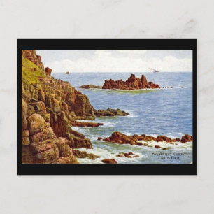 Alte Postkarte - Land's End, Cornwall