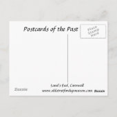Alte Postkarte - Land's End, Cornwall (Rückseite)