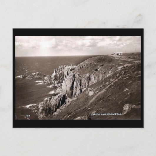 Alte Postkarte - Land's End, Cornwall (Vorderseite)