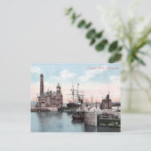 Alte Postkarte - Langton Dock, Liverpool (Stehend Vorderseite)