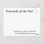 Alte Postkarte - Lausanne, Schweiz (Rückseite)