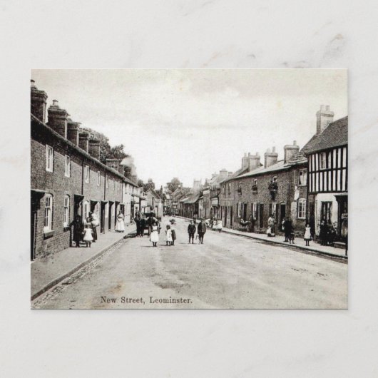 Alte Postkarte - Leominster, Herefordshire (Vorderseite)