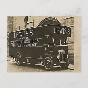 Alte Postkarte - Lewis Lieferwagen