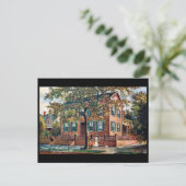 Alte Postkarte - Lincoln's House, Springfield, Ill (Stehend Vorderseite)