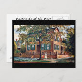 Alte Postkarte - Lincoln's House, Springfield, Ill (Vorne/Hinten)