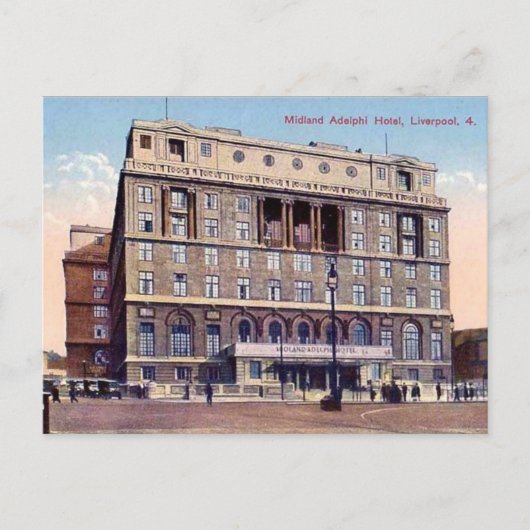 Alte Postkarte - Liverpool (Vorderseite)