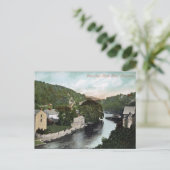 Alte Postkarte - Llangollen, Wales (Stehend Vorderseite)