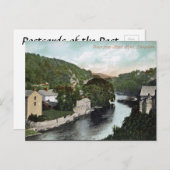 Alte Postkarte - Llangollen, Wales (Vorne/Hinten)