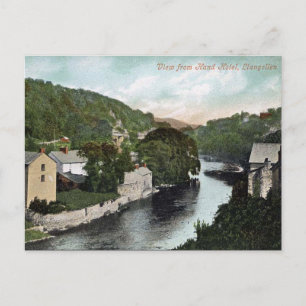 Alte Postkarte - Llangollen, Wales