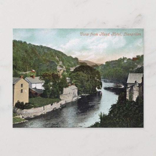 Alte Postkarte - Llangollen, Wales (Vorderseite)