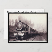 Alte Postkarte - LMS Bahn "The Mancunian" (Vorne/Hinten)