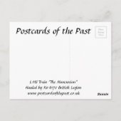 Alte Postkarte - LMS Bahn "The Mancunian" (Rückseite)