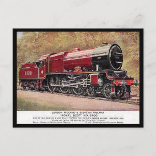 Alte Postkarte - LMS Motor 6100 "Royal Schotte"